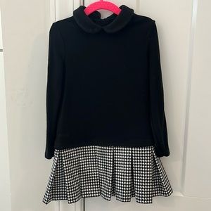 Polo RL Toddler Girls Houndstooth Interlock Dress- sz 3T